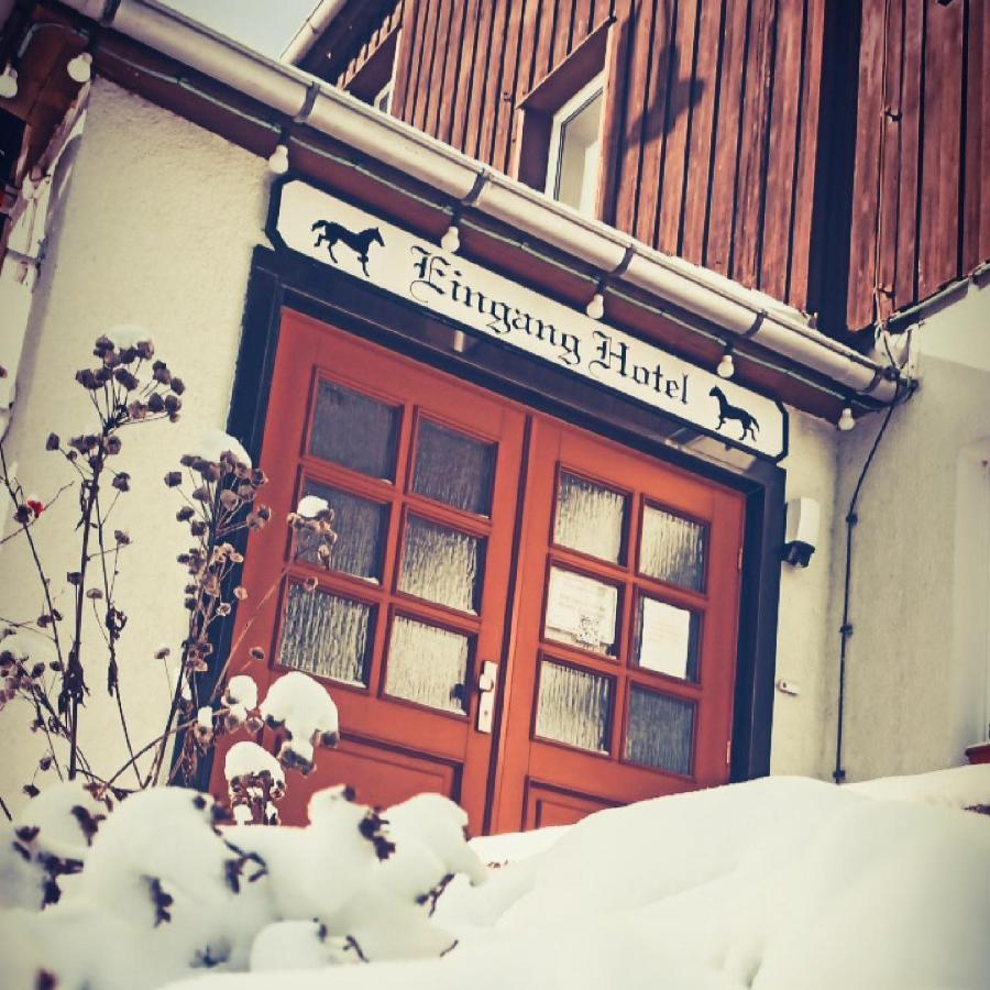 Schwarzes Ross Hotel & Restaurant Oberwiesenthal Buitenkant foto